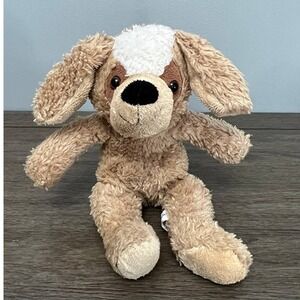 Kellytoy Light Brown Puppy with Dark Brown Patch Plush